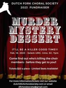 Buy Tickets to “Murder Mystery Dessert”